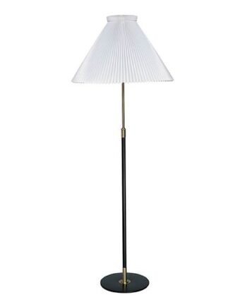 Elegant Sort Gulvlampe i Messing – Le Klint 351 Udsalg