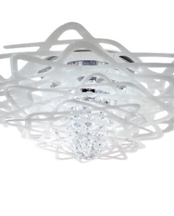 Elegant Hvid Aurora Loftlampe – Stilfuld Belysning til Hjemmet
