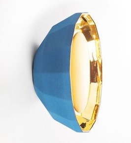 Elegant Scotch Club Væglampe Ø40 Blå/Guld til Dit Hjem