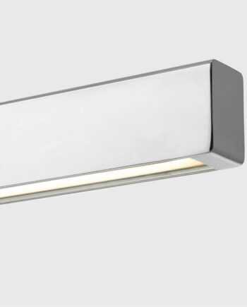 Elegant Væglampe 300 i Poleret Rustfrit Stål – Anour Design