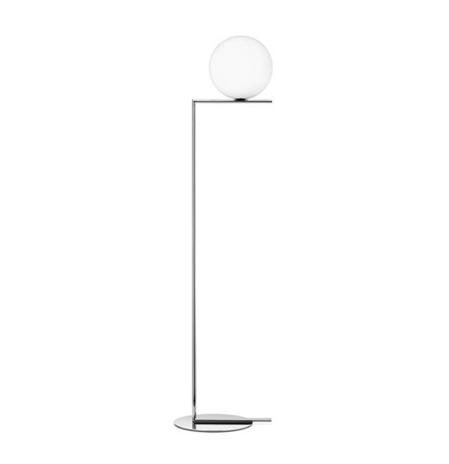 Flos IC Light F2 Krom Gulvlampe – Elegant Belysning Tilbud!