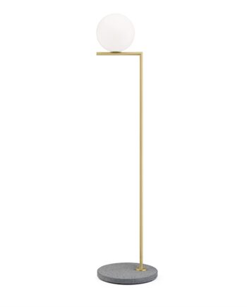 Elegant Udendørs Gulvlampe i Messinggrå – Flos IC Light F2