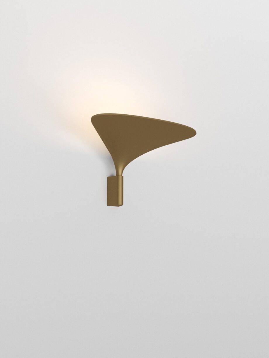Elegant LED Væglampe i Mørk Bronze – Stilfuld Belysning