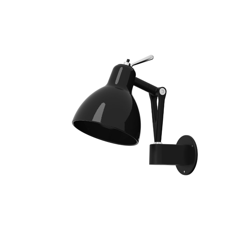 Elegant Sort Luxy Væglampe fra Rotaliana – Stilfuld Belysning