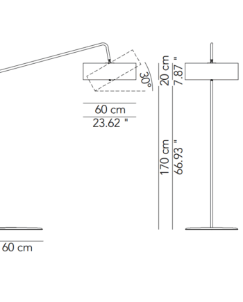 Elegant Hvid Corner Gulvlampe – Stilfuld Belysning til Dit Hjem