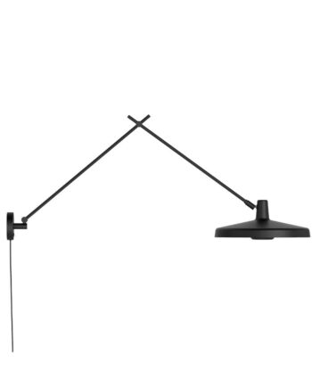 Justerbar Sort Arigato 2 Væglampe til Moderne Belysning