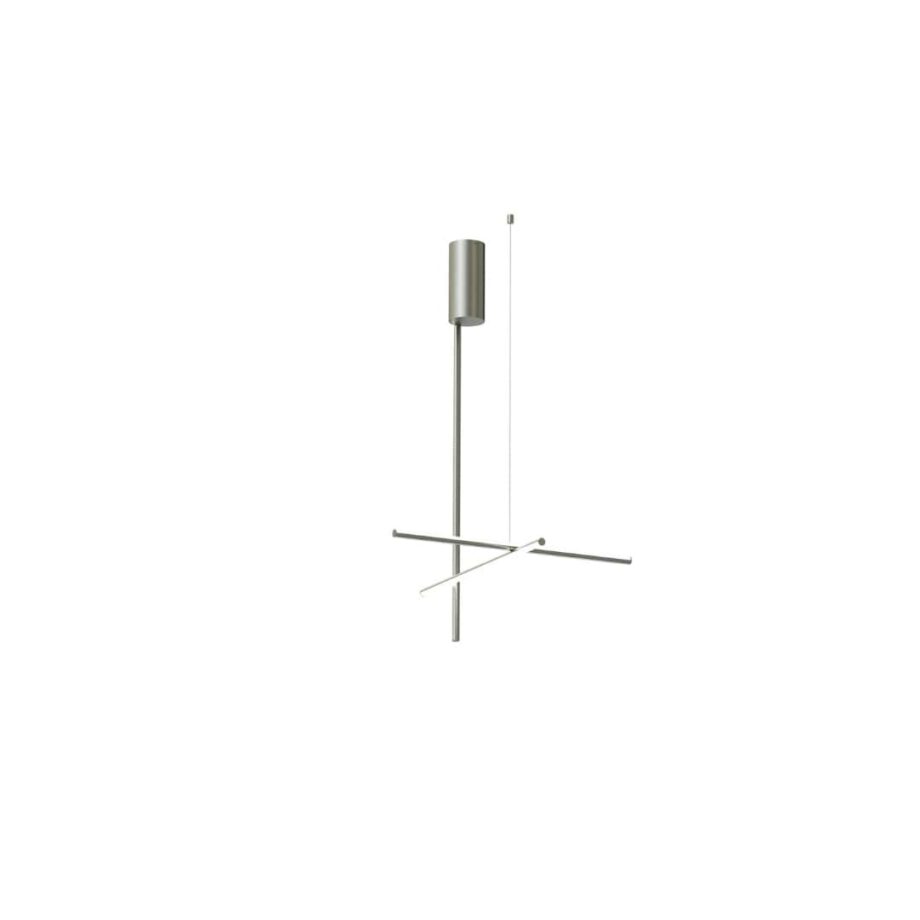 Elegant Sølv Loftlampe fra Flos - Stilfuld Belysning