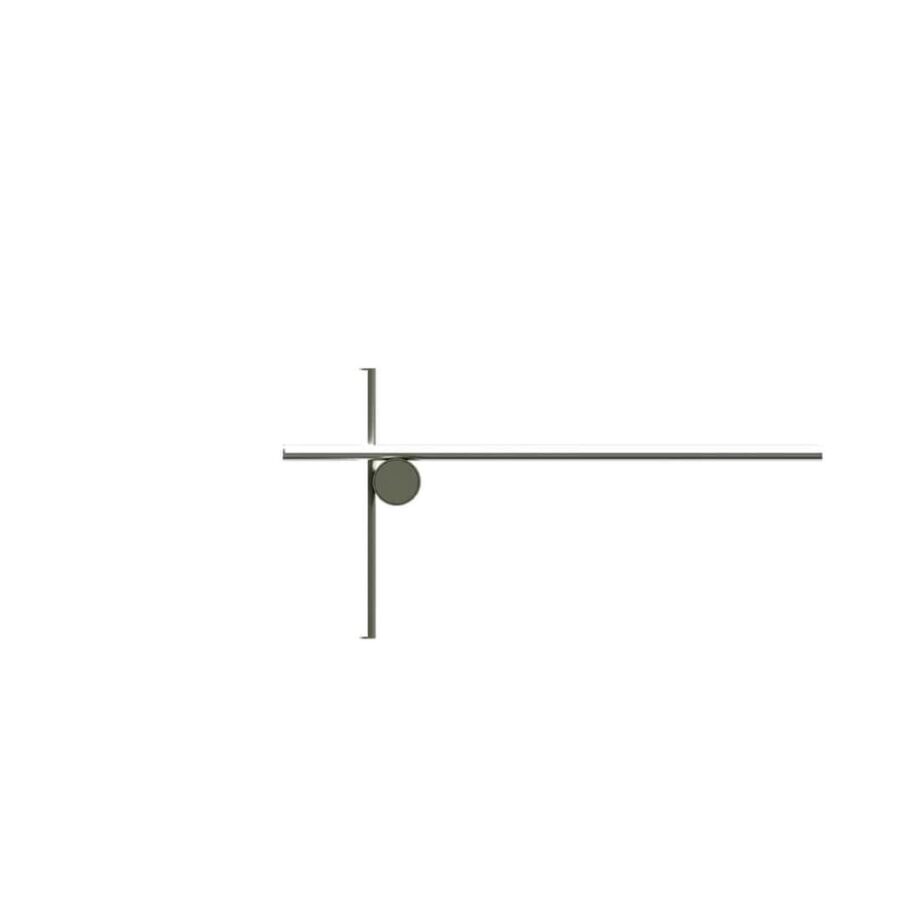 Elegant Sølv Væglampe fra Flos - Minimalistisk Design