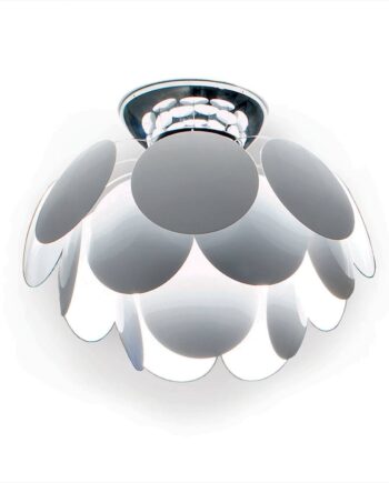 Elegant Hvid Discoco Loftlampe – Unik Belysning Til Dit Rum