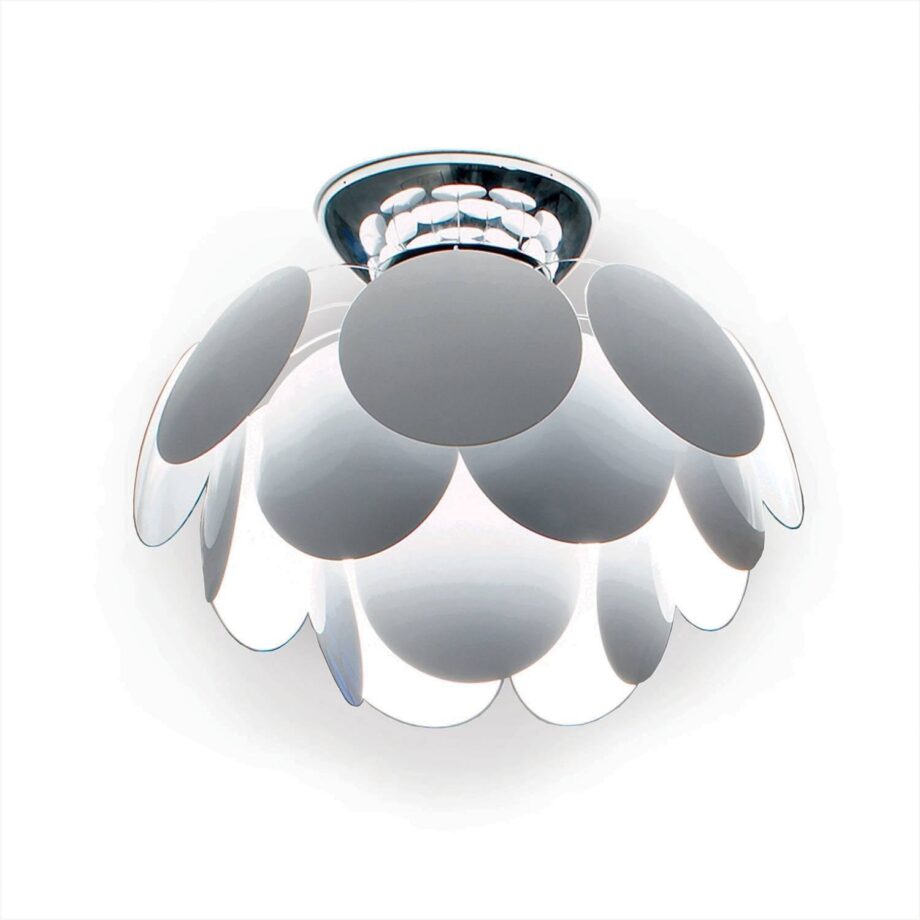 Elegant Hvid Discoco Loftlampe – Unik Belysning Til Dit Rum
