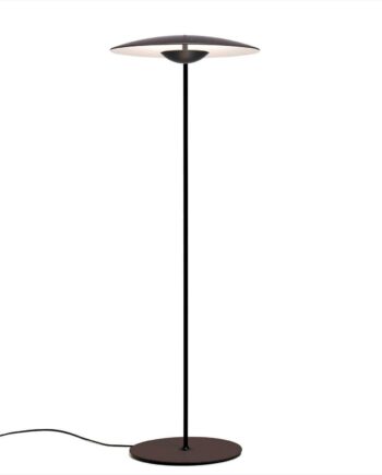 Elegant Wenge Gulvlampe med Justerbar Lysdæmper