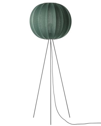 Elegant Grøn Rund Gulvlampe – Unik Belysning til Hjemmet