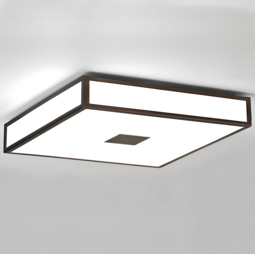 Mashiko 400 Bronze Loftlampe – Elegant Badeværelsesbelysning