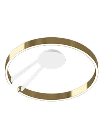 Eksklusiv Hvid Occhio Mito Aura Loftlampe i Bronze – Stilfuld Belysning