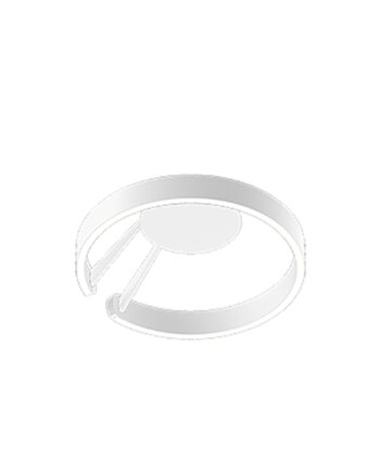Elegant Hvid Occhio Mito Aura Loftlampe – Belysningstilbud