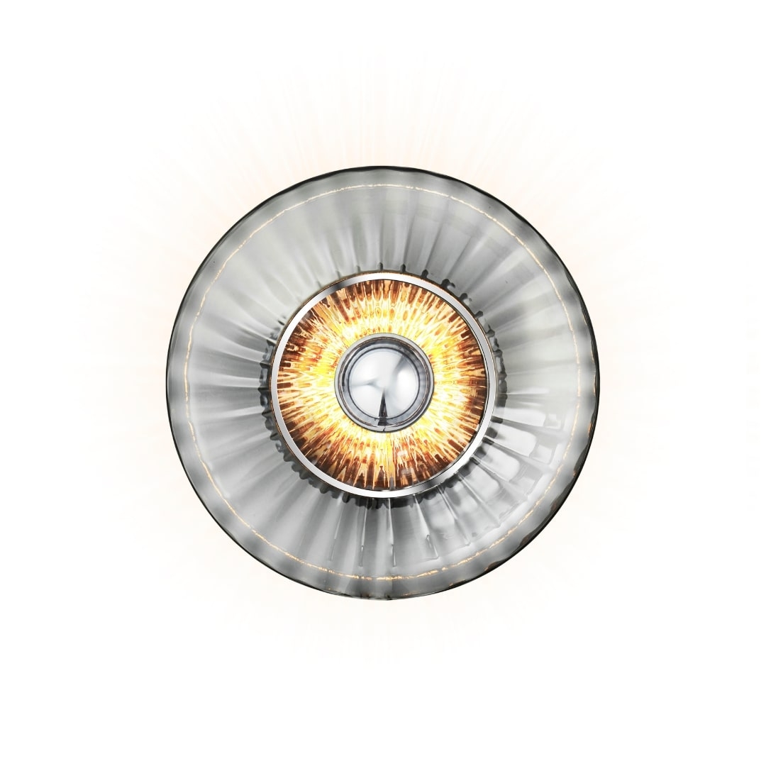 Elegant Sort New Wave Optic Væglampe – Stilfuld Belysning