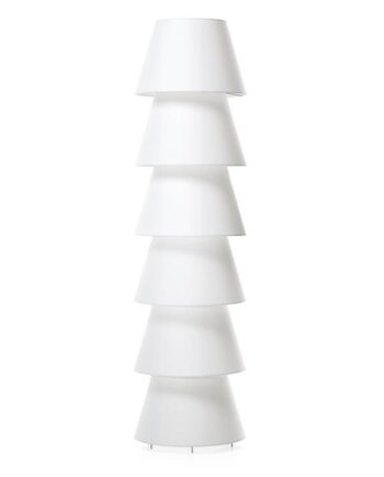 Elegant Hvid Gulvlampe fra Moooi – Stilfuld Belysning