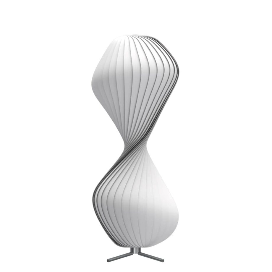 Elegant Hvid TR32 Gulvlampe – Stilfuld Belysning Tilbud