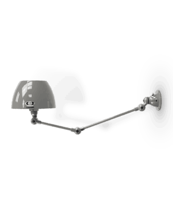 Aicler Aic371 Væglampe Fra Jield Mouse Grey Poleret Blank - Jieldé Lampoo