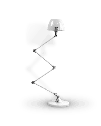 Aicler AIC433 Gulvlampe fra Jield - Poleret Sølvgrå