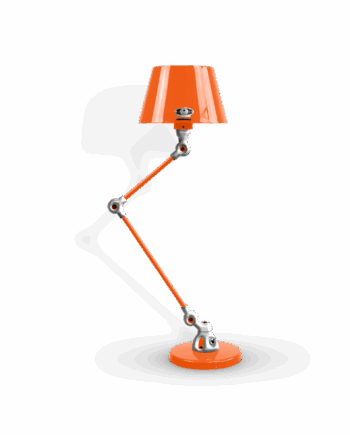 Aicler Aid373 Bordlampe Fra Jield Orange Poleret Blank - Jieldé Lampoo