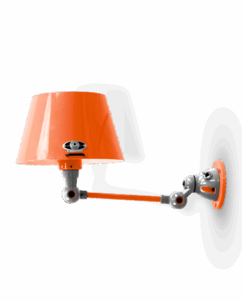 Aicler Aid701 Væglampe Fra Jield Orange Poleret Blank - Jieldé Lampoo