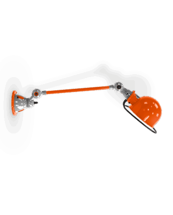 Jield D4001 Væglampe i Orange - Moderne Design på Udsalg