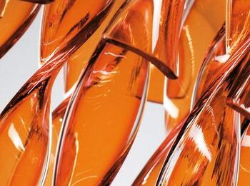 Aura Væglampe Axo i Orange - Eksklusiv Designlampe