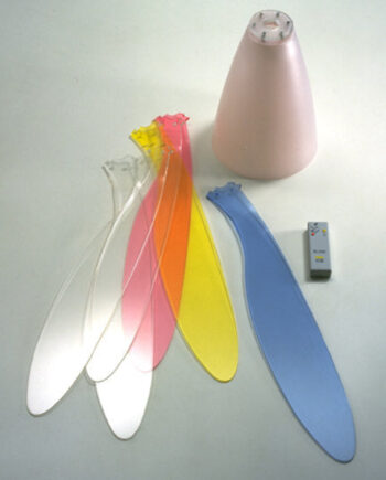 Blow D28 Loftlampe – Elegant Vifte med Lysdæmpning