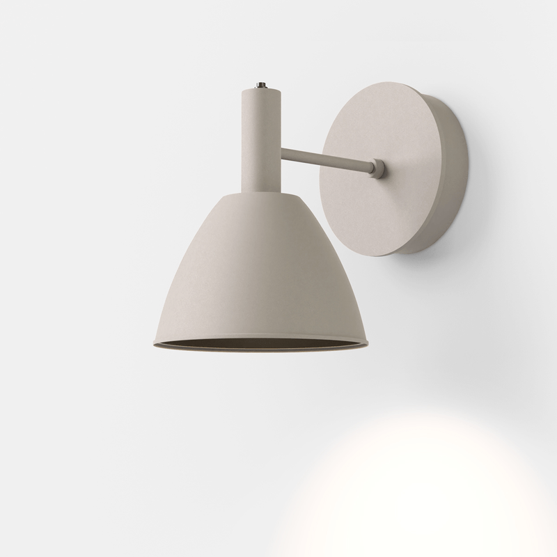 Mini Bauhaus Væglampe Lumini Sand - Lumini Lampoo