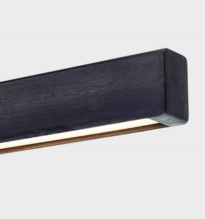 Model Væglampe 300 Blåneret Rustfrit Stål - Anour Lampoo