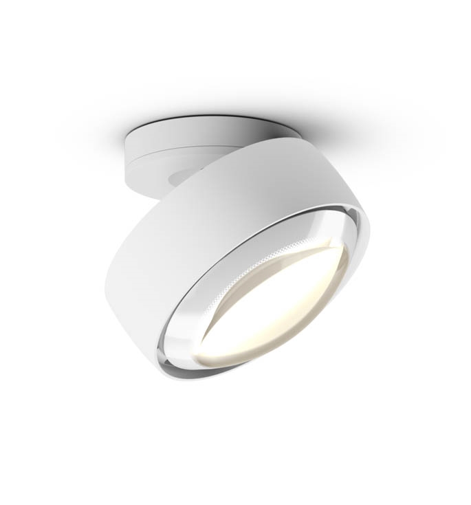 Hvid Occhio Piu Alto Volt S40 Loftlampe Mat - Occhio Lampoo