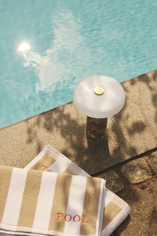 Trip Portable Batterilampe Bordlampe Dark Emperador Opal - Design By Us Lampoo - 5713874212165