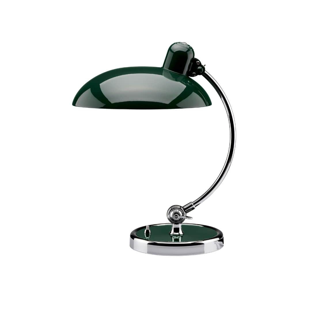 Grøn Kaiser Idell 6631 Luksus Bordlampe Mørk Fritz Hansen - Fritz Hansen Lampoo  - 5702377017067
