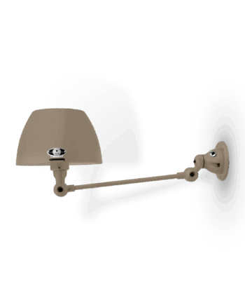 Aicler Aic301 Væglampe Fra Jield Pearl Beige Mat - Jieldé Lampoo