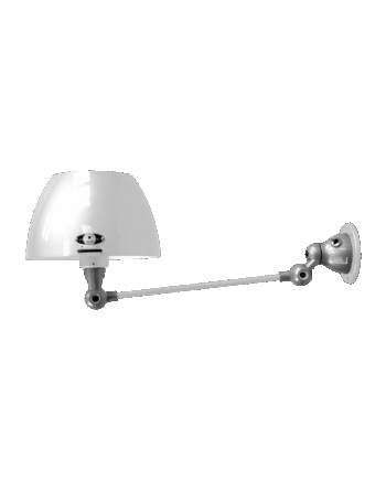 Aicler Aic301 Væglampe Fra Jield Silver Grey Poleret Blank - Jieldé Lampoo