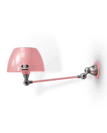 Pink Aicler Aic301 Væglampe Fra Jield Old Poleret Blank - Jieldé Lampoo