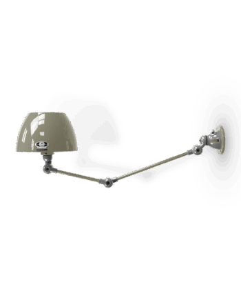 Aicler Aic371 Væglampe Fra Jield Khaki Grey Poleret Blank - Jieldé Lampoo
