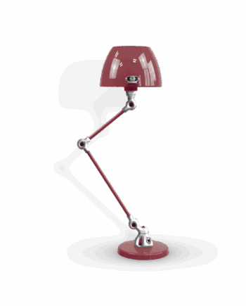 Aicler Aic373 Bordlampe Fra Jield Burgundy Poleret Blank - Jieldé Lampoo