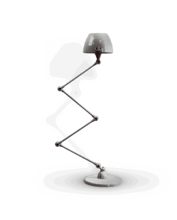 Aicler Aic433 Gulvlampe Fra Jield Brushed Steel Blank - Jieldé Lampoo