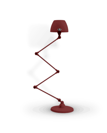 Aicler Aic433 Gulvlampe Fra Jield Burgundy Mat - Jieldé Lampoo