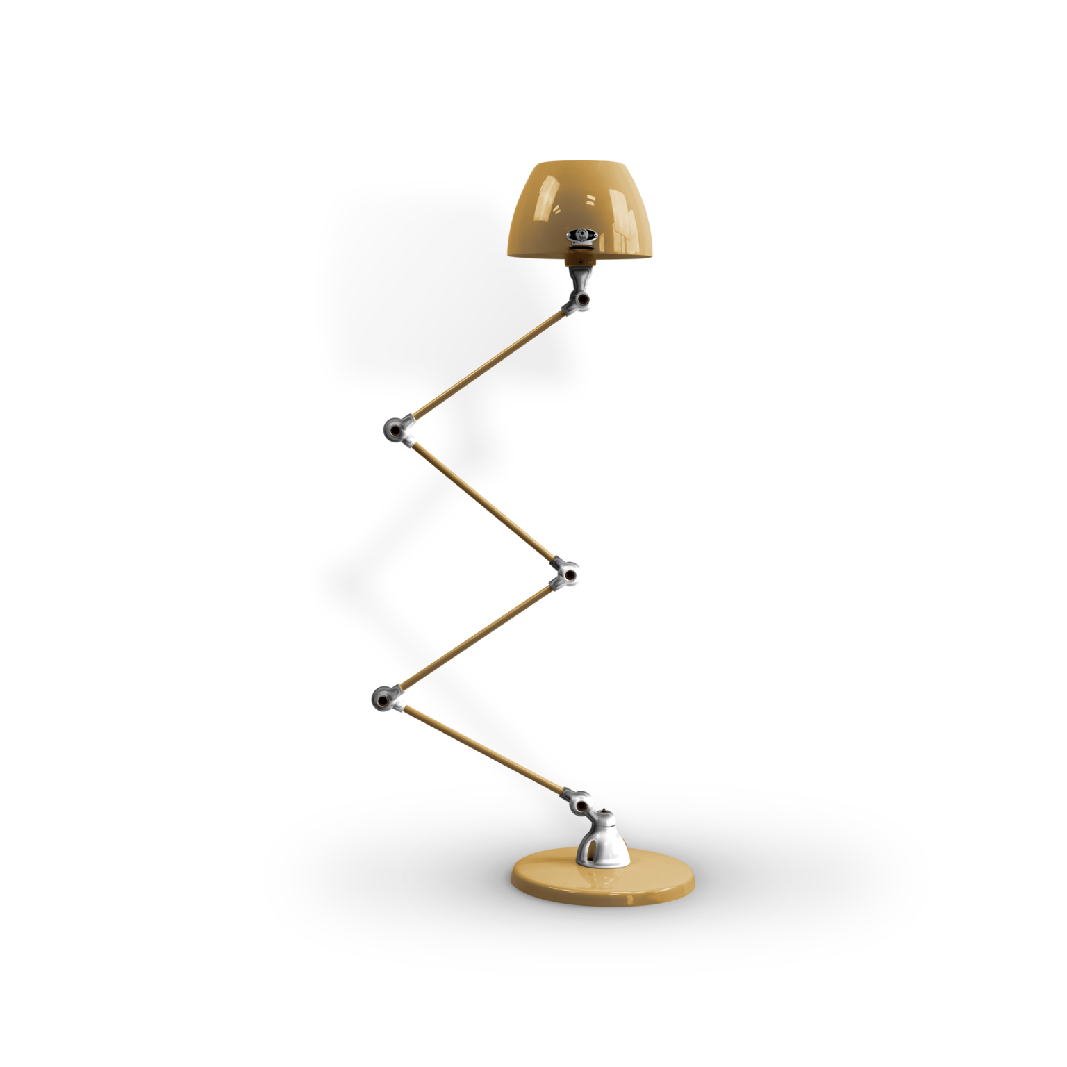 Aicler Aic433 Gulvlampe Fra Jield Pearl Gold Poleret Blank - Jieldé Lampoo