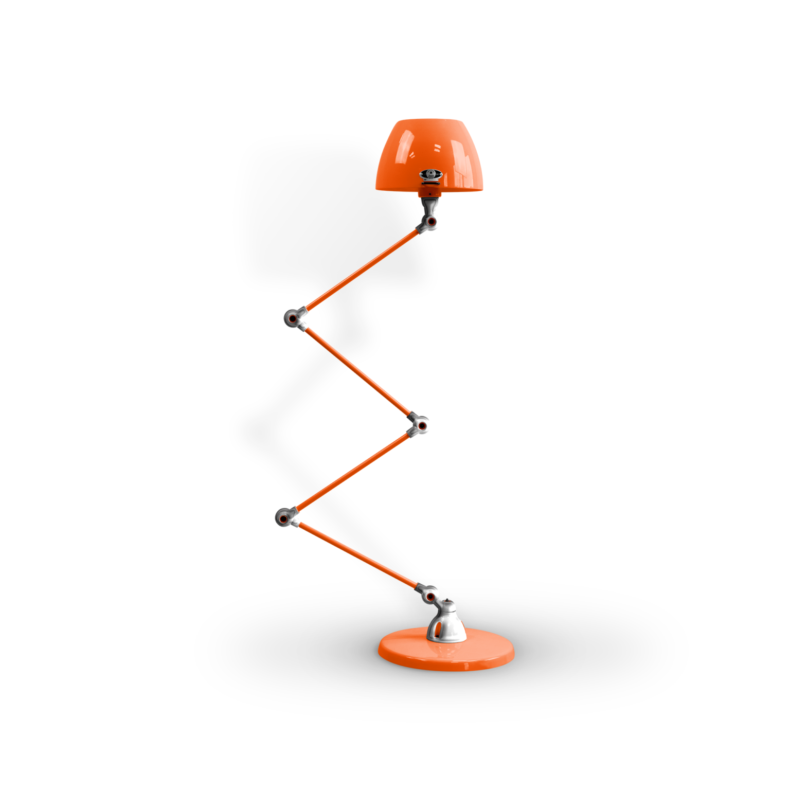 Aicler Aic433 Gulvlampe Fra Jield Orange Poleret Blank - Jieldé Lampoo