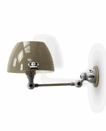 Aicler Aic701 Væglampe Fra Jield Pearl Beige Poleret Blank - Jieldé Lampoo