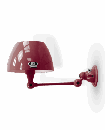 Aicler Aic701 Væglampe Fra Jield Burgundy Blank - Jieldé Lampoo