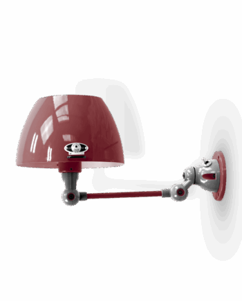 Aicler Aic701 Væglampe Fra Jield Burgundy Poleret Blank - Jieldé Lampoo