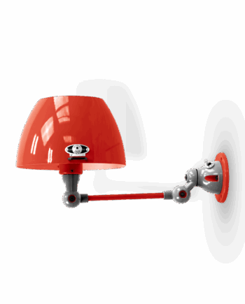 Aicler Aic701 Væglampe Fra Jield Red Poleret Blank - Jieldé Lampoo