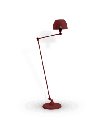 Aicler Aic833 Gulvlampe Fra Jield Burgundy Mat - Jieldé Lampoo