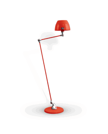Aicler Aic833 Gulvlampe Fra Jield Red Poleret Blank - Jieldé Lampoo