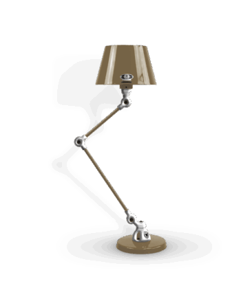 Aicler Aid373 Bordlampe Fra Jield Pearl Beige Poleret Blank - Jieldé Lampoo